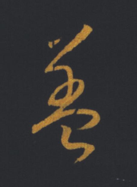 盖草书书法写法高清图片