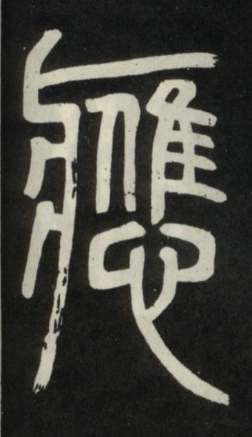 應篆书书法写法高清图片