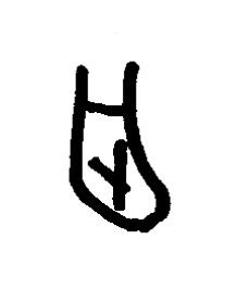 禍篆书书法写法高清图片