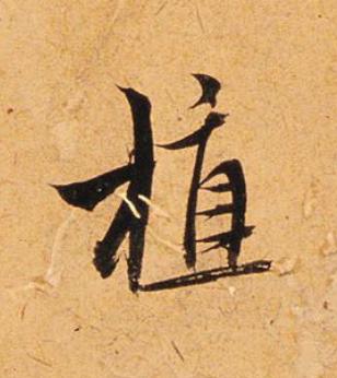 植行书                      书法写法高清图片