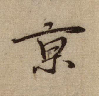 京行书书法写法高清图片