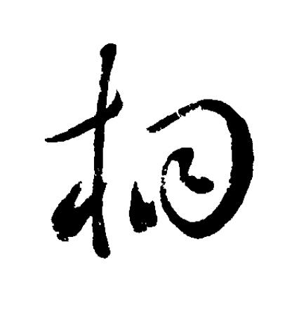 桐草书书法写法高清图片