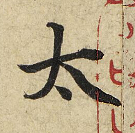 太楷书书法写法高清图片