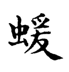 蝯楷书书法写法高清图片