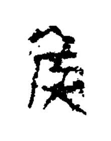侯隶书书法写法高清图片