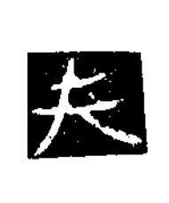 夫楷书书法写法高清图片