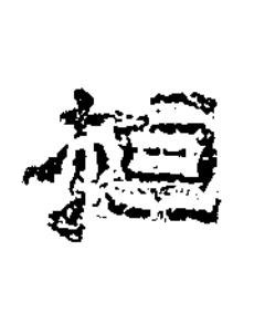 桓隶书书法写法高清图片