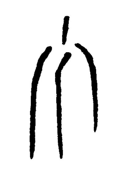虫篆书书法写法高清图片