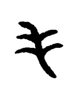 毛篆书书法写法高清图片