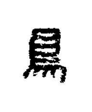 鳥篆书书法写法高清图片