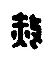 赦篆刻书法写法高清图片