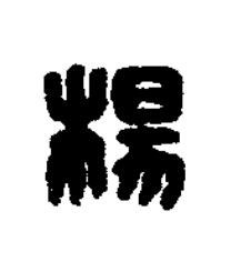 楊篆刻书法写法高清图片