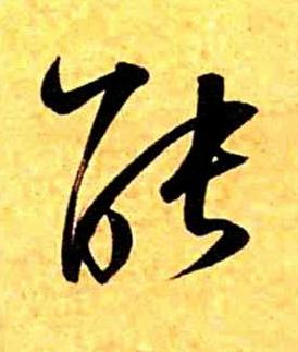 能草书书法写法高清图片