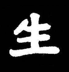 生楷书书法写法高清图片