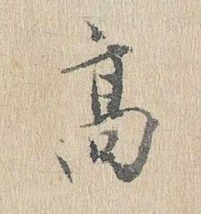 髙行书书法写法高清图片